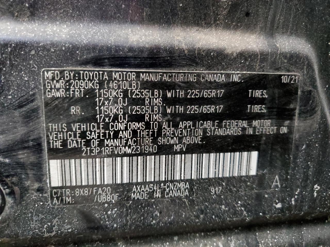 2021 Toyota RAV 4 - Image 15