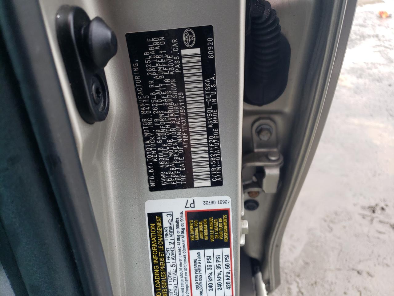 2015 Toyota Camry - Image 12