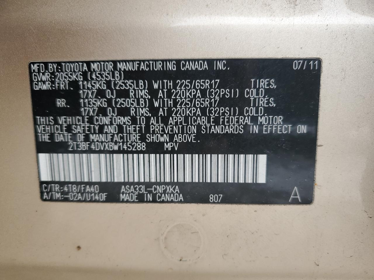 2011 Toyota RAV 4 - Image 14