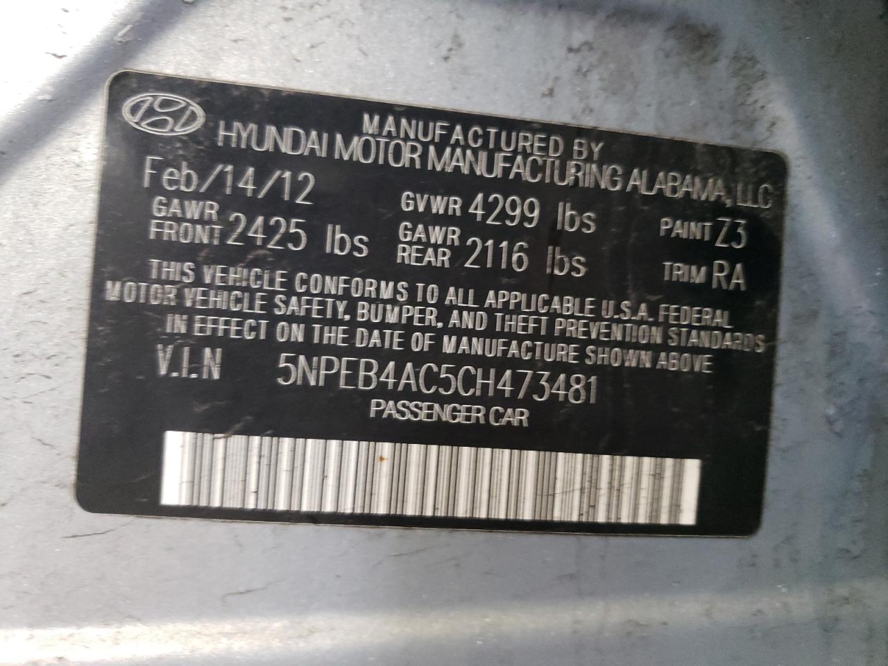 2012 Hyundai Sonata - Image 12