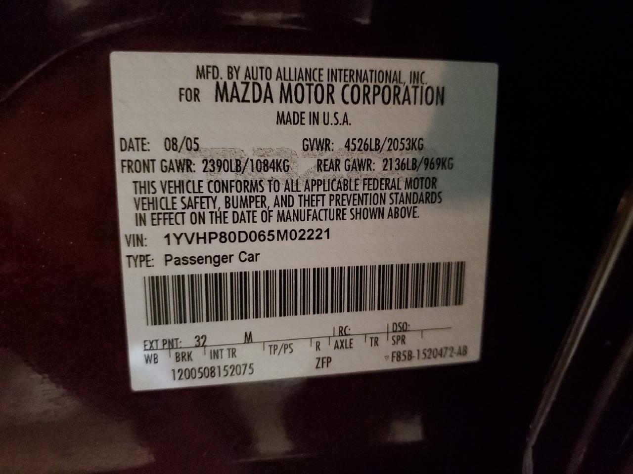 2006 Mazda 6 - Image 12