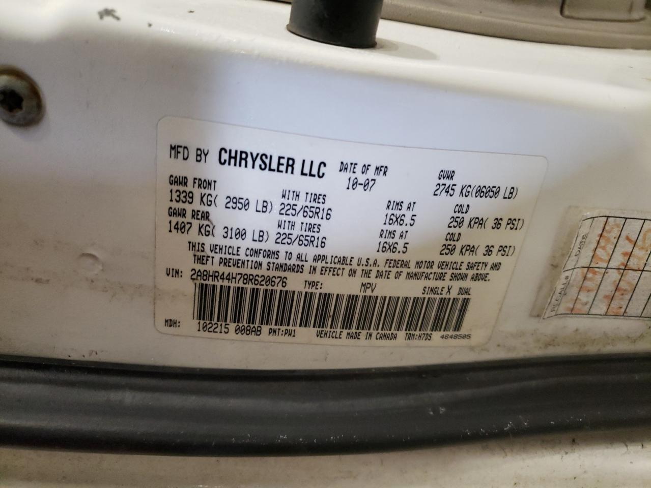 2008 Chrysler Town & Country - Image 13