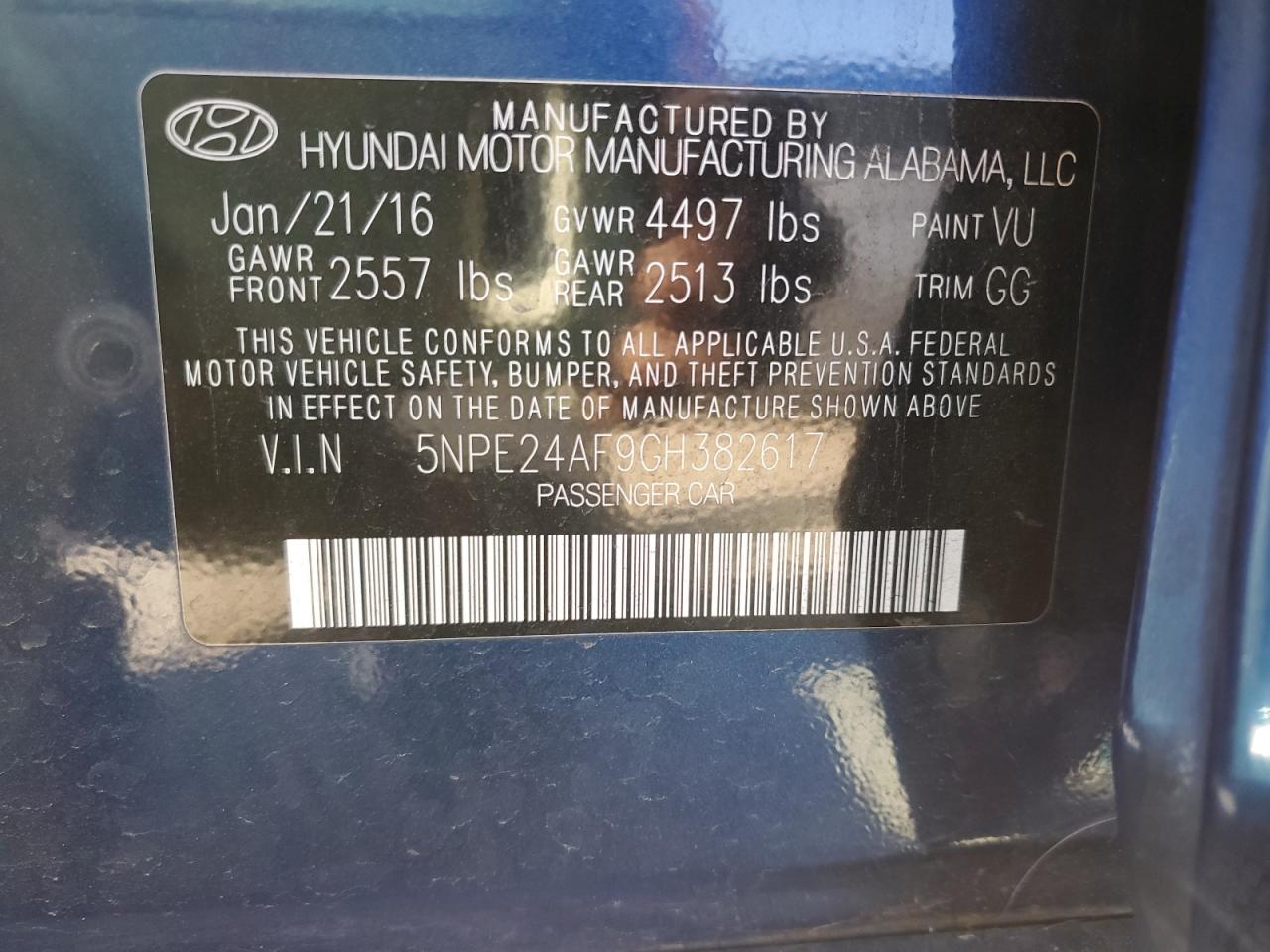 2016 Hyundai Sonata - Image 13