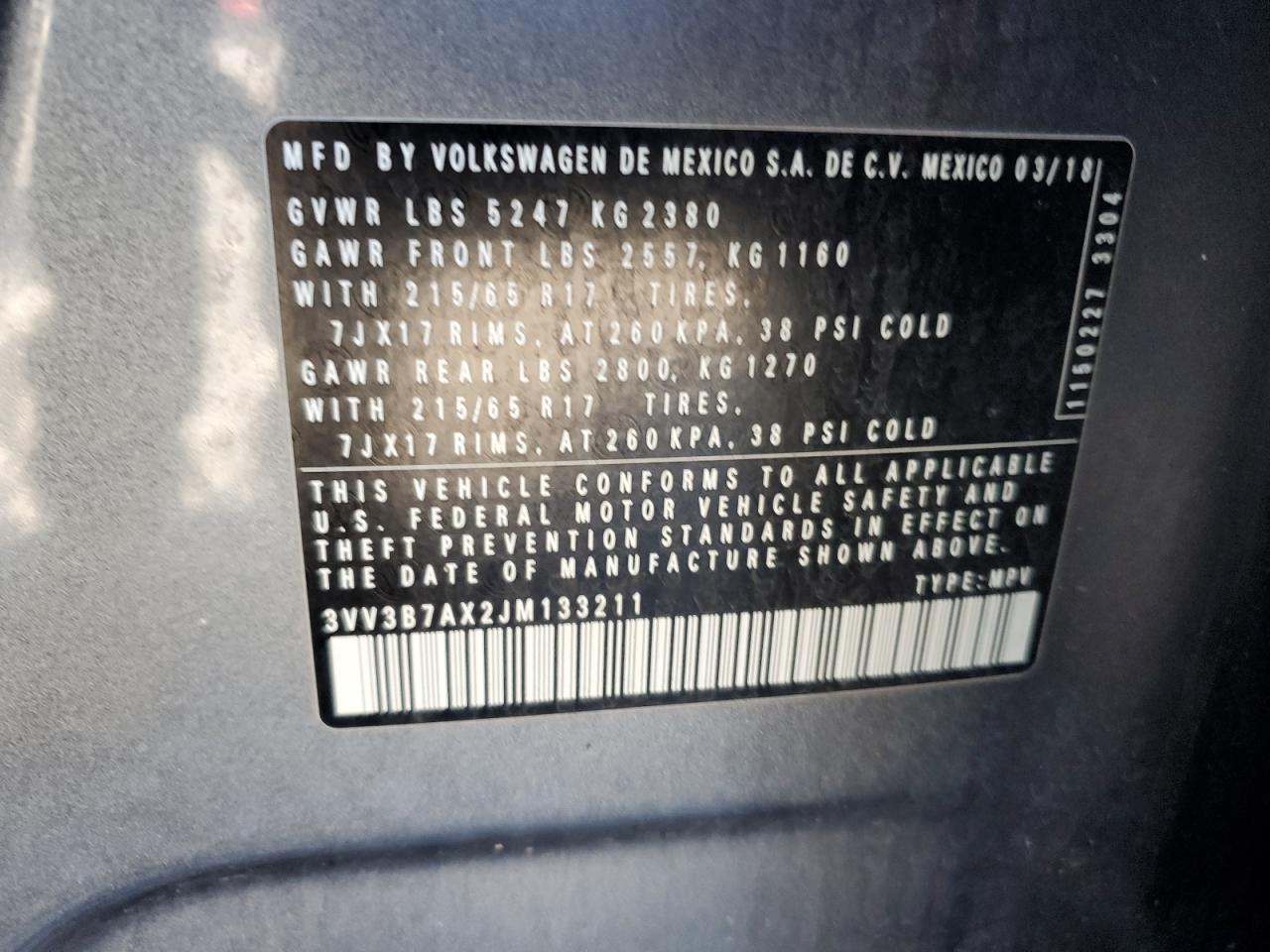 2018 Volkswagen Tiguan - Image 13