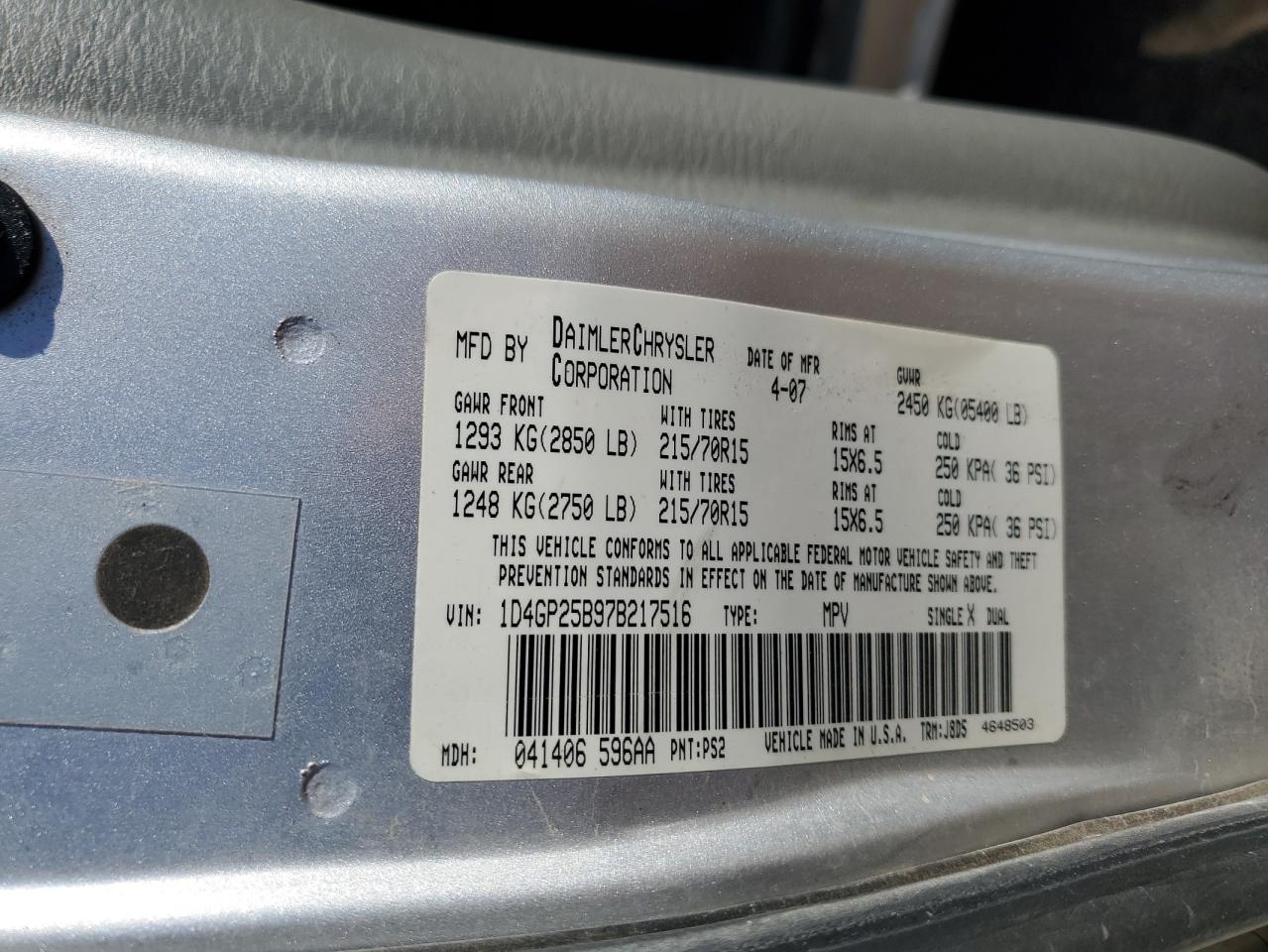 2007 Dodge Caravan - Image 15