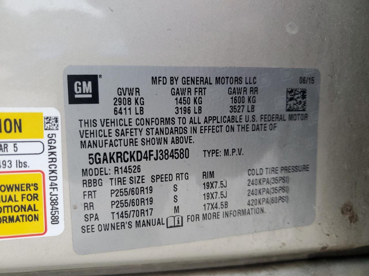 2015 Buick Enclave - Image 15