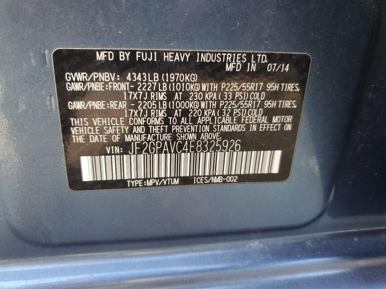 2014 Subaru XV - Image 13