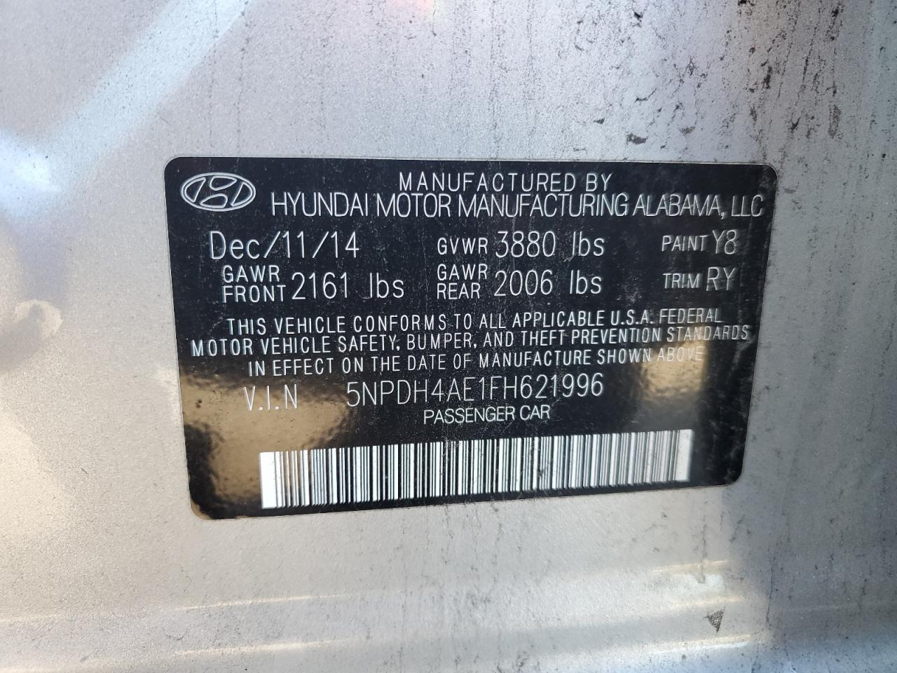 2015 Hyundai Elantra - Image 12