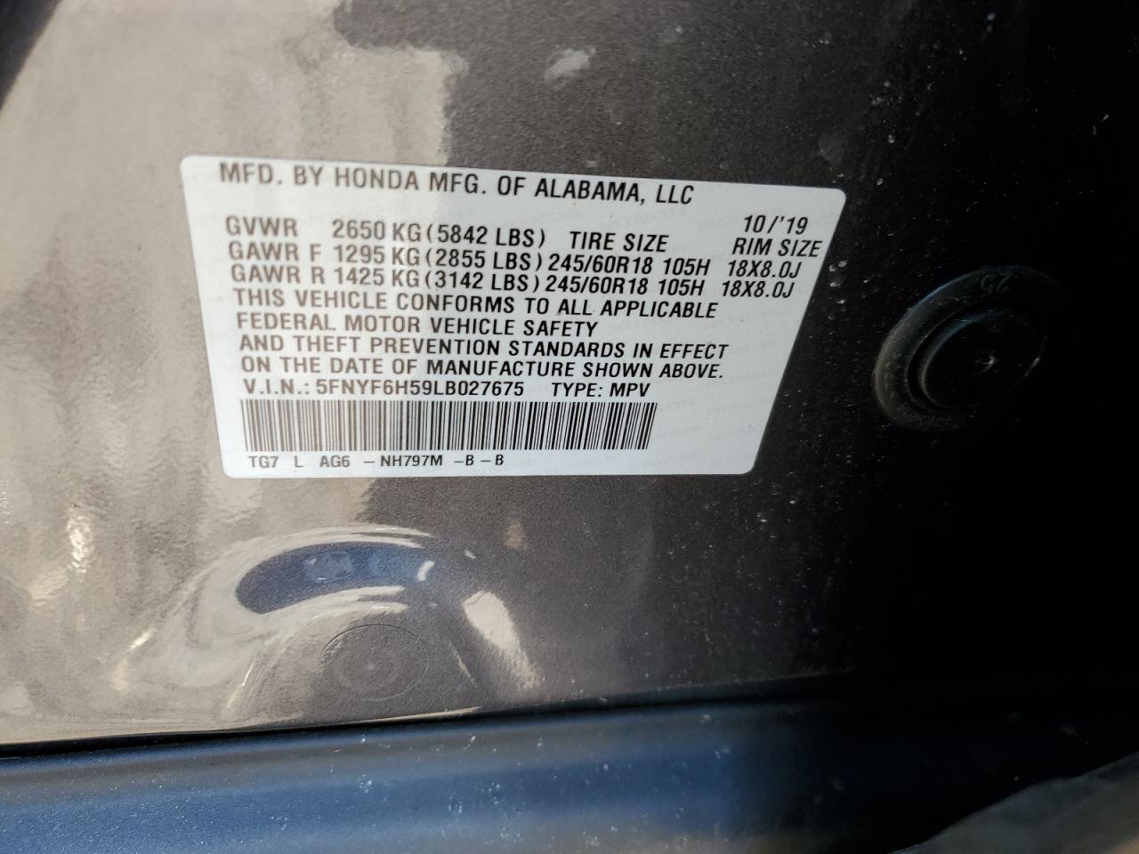 2020 Honda Pilot - Image 13