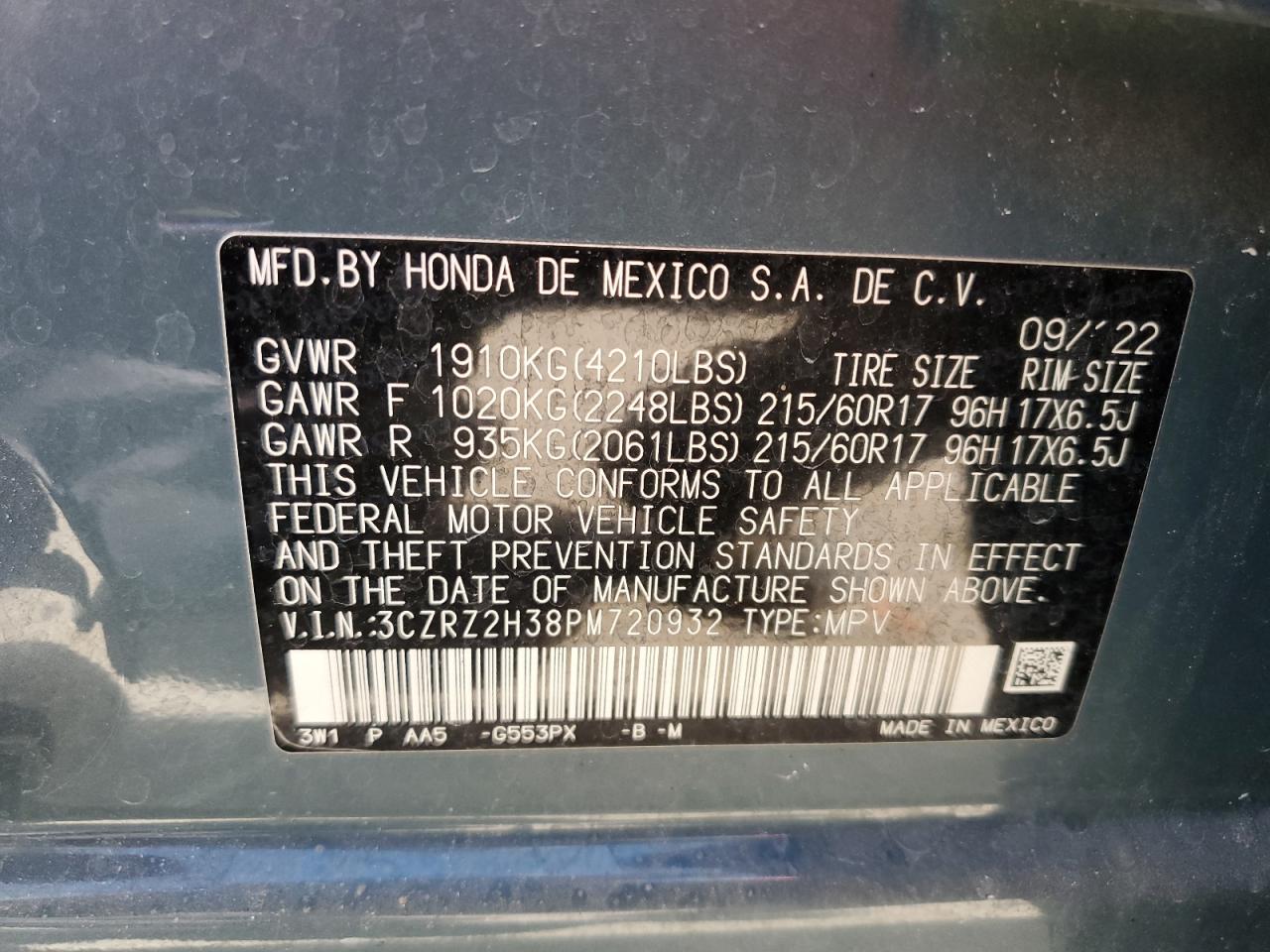 2023 Honda HR-V - Image 13