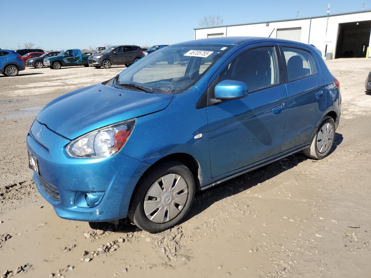 2015 Mitsubishi Mirage De للبيع في Kansas City، KS - Vandalism