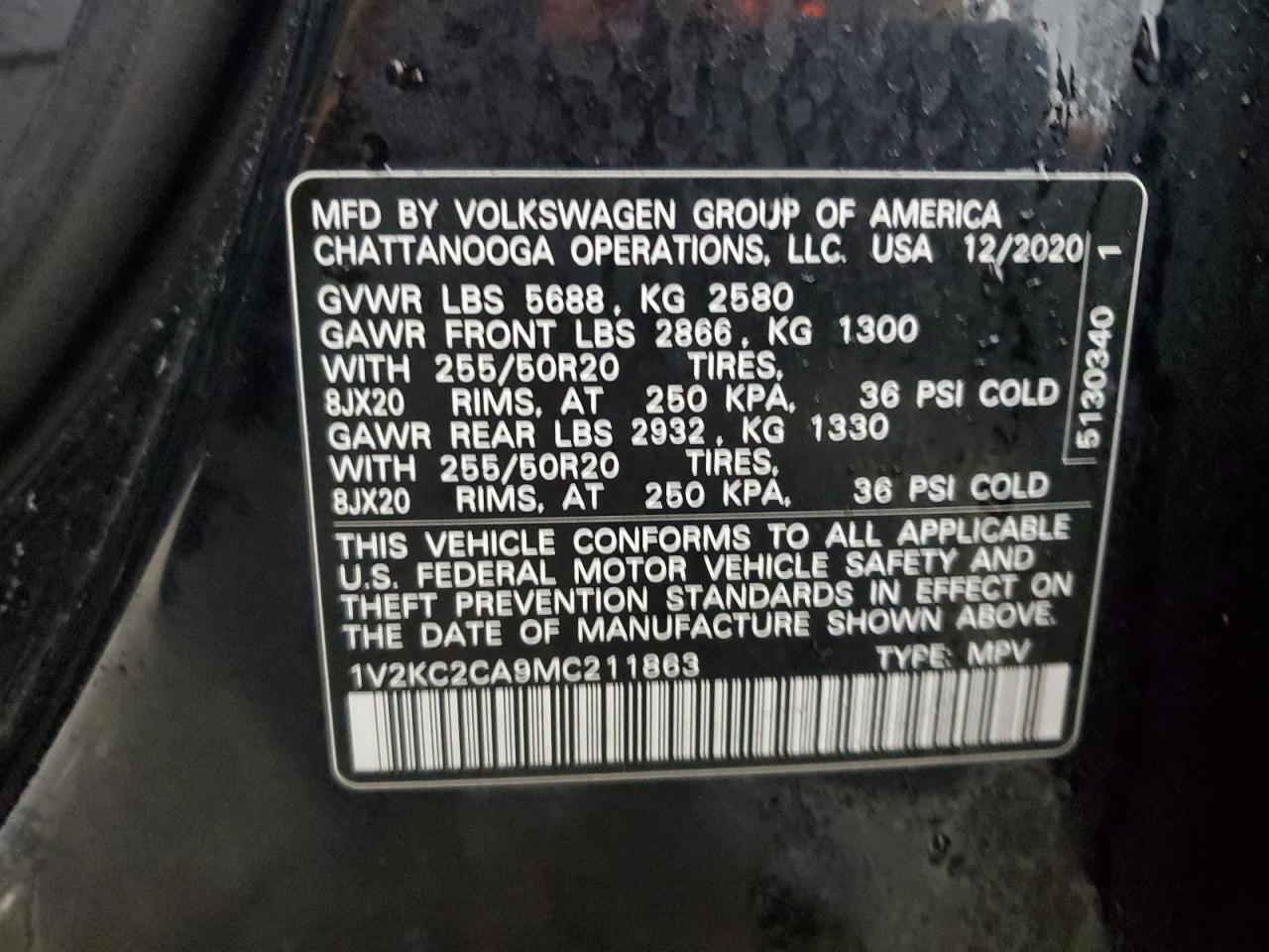 2021 Volkswagen Atlas - Image 14