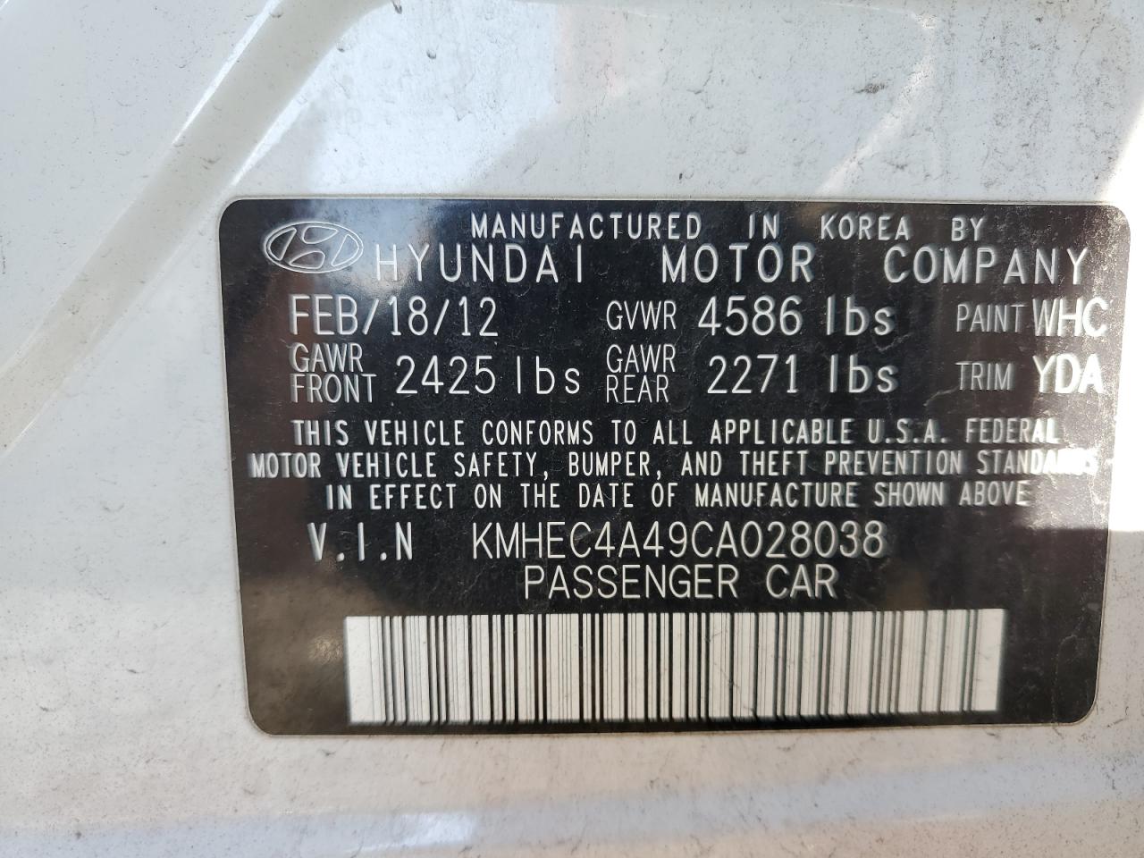 2012 Hyundai Sonata - Image 14