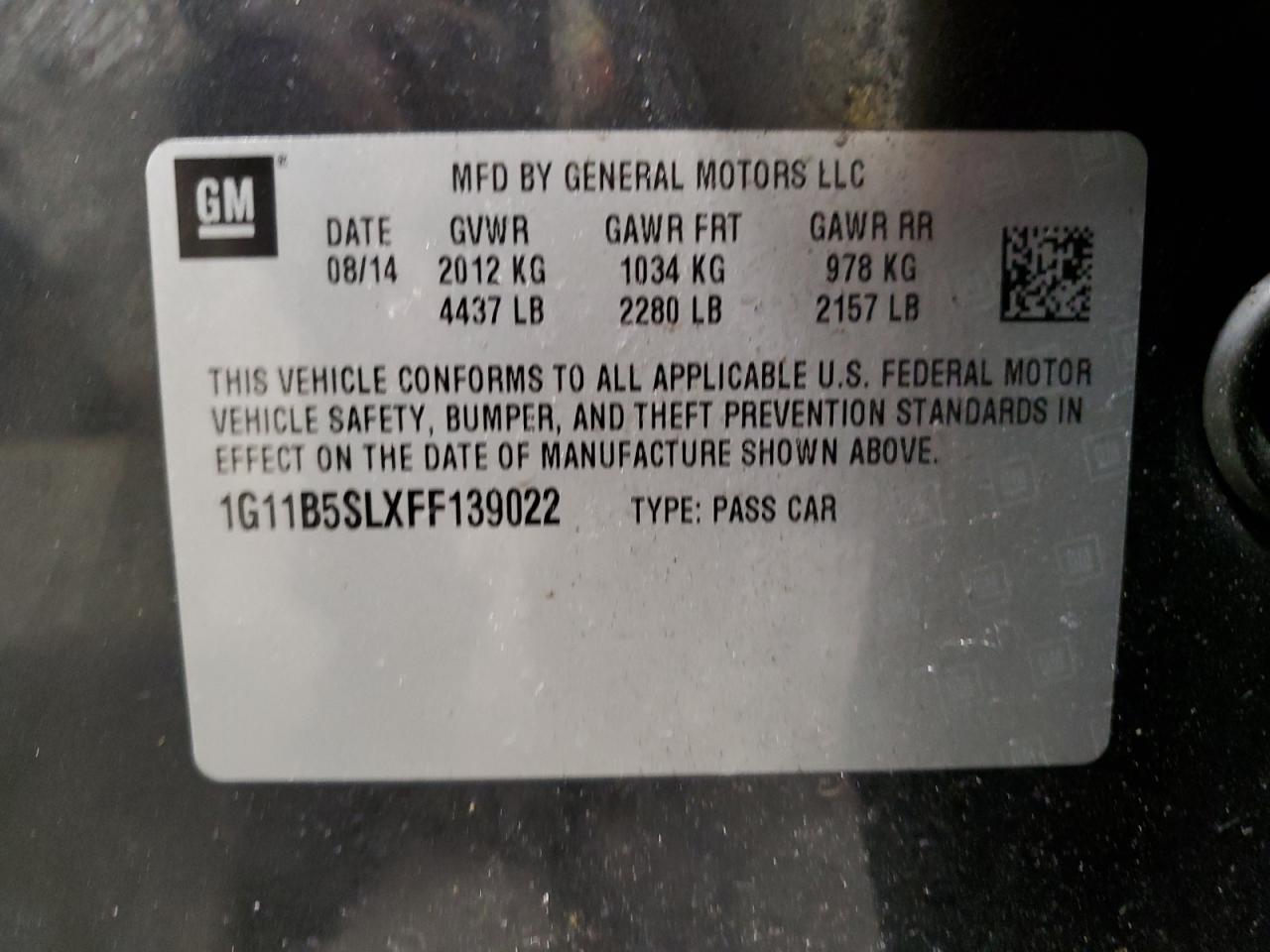 2015 Chevrolet Malibu - Image 12