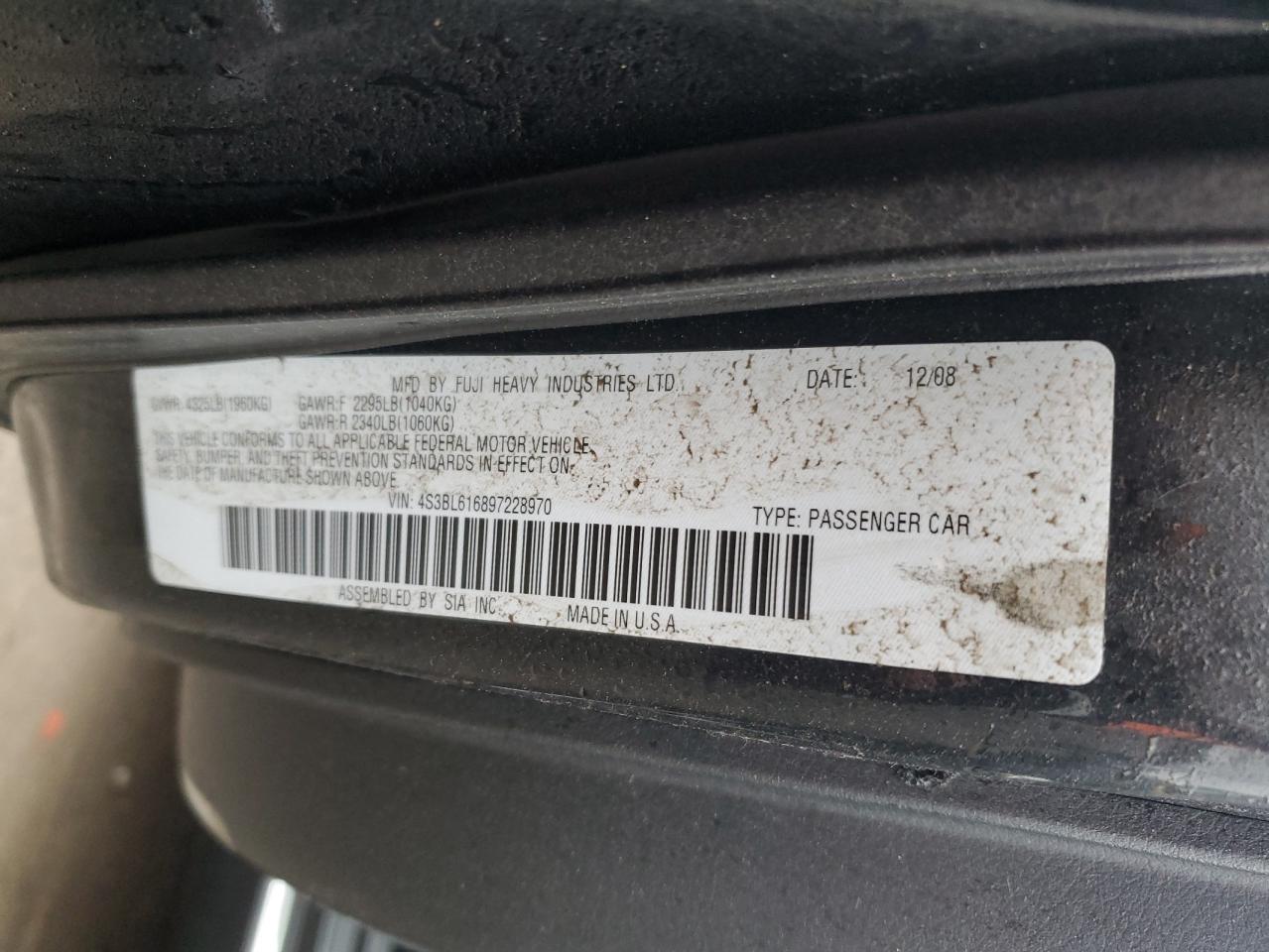 2009 Subaru Legacy - Image 12