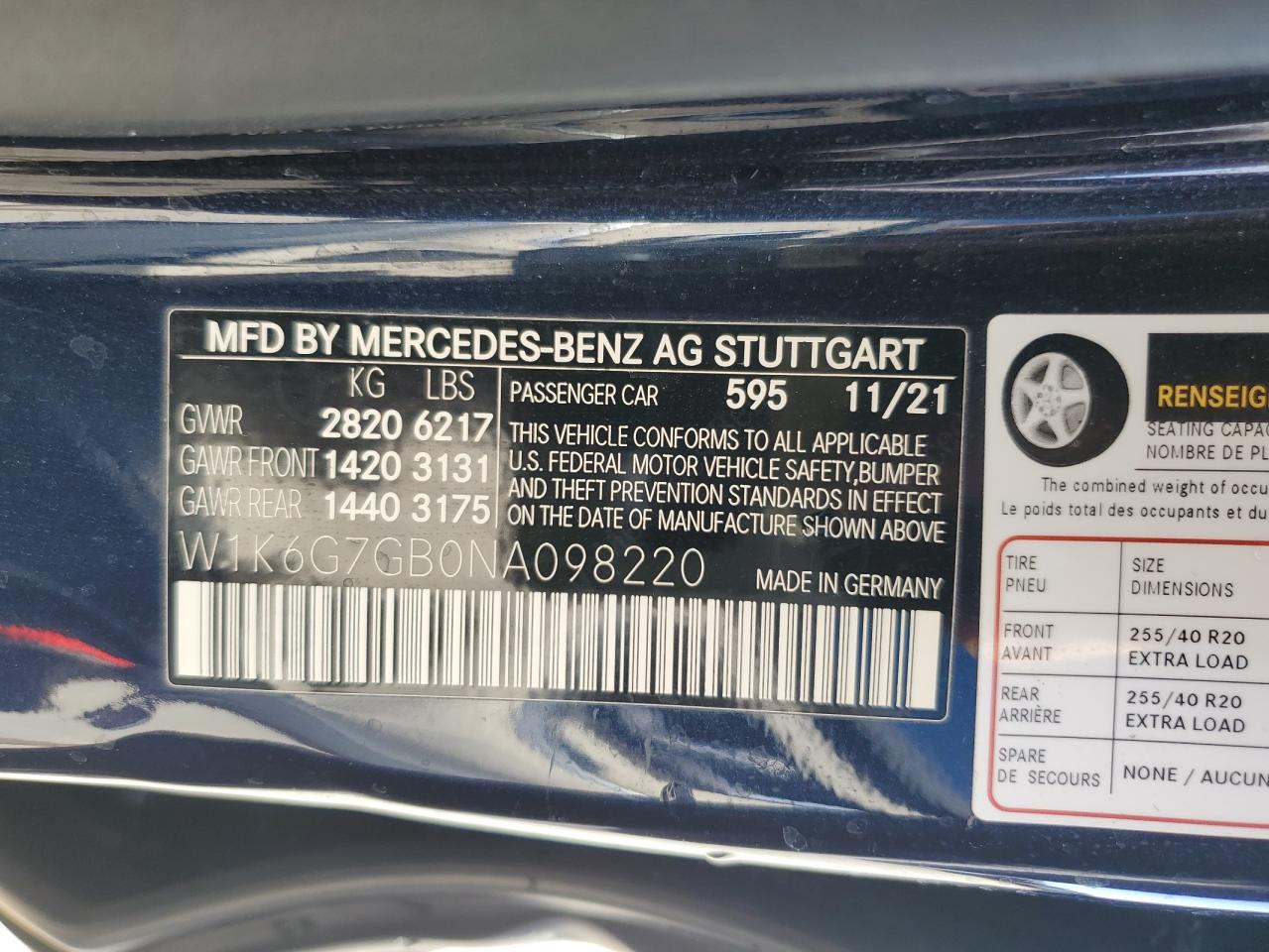 2022 Mercedes-Benz S-klasse - Image 12