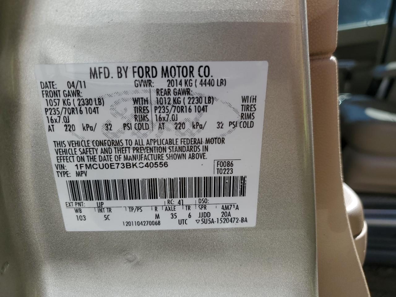 2011 Ford Escape - Image 15