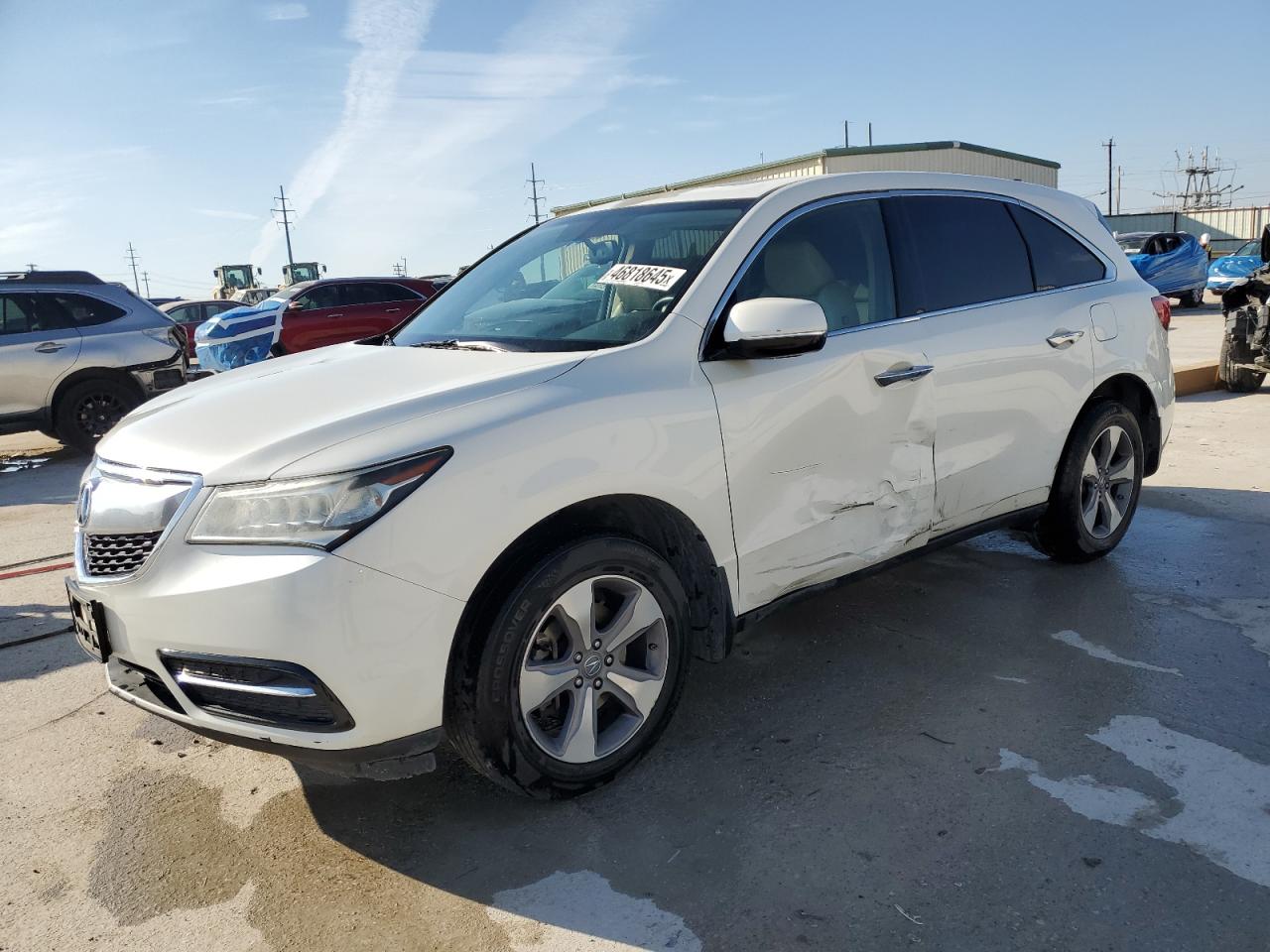 2014 Acura Mdx for Sale in Haslet, TX - Side