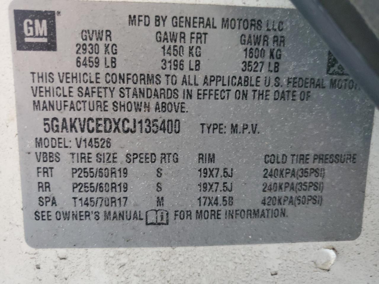 2012 Buick Enclave - Image 14