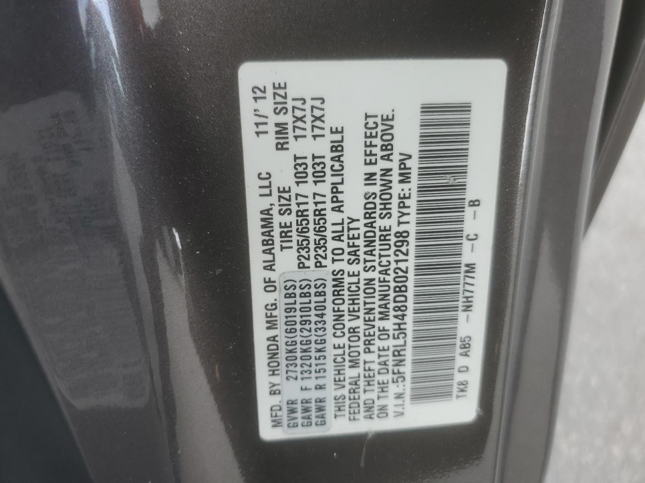 2013 Honda Odyssey - Image 13