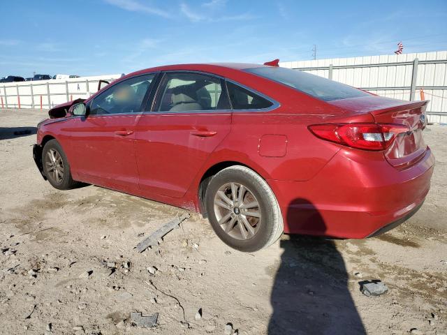  HYUNDAI SONATA 2017 Красный