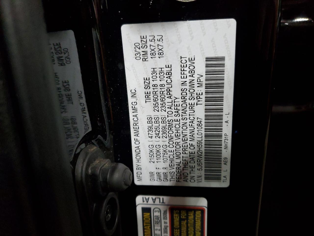 2020 Honda CR-V - Image 13