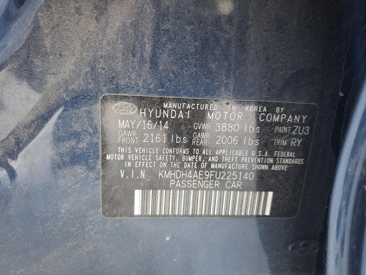 2015 Hyundai Elantra - Image 12