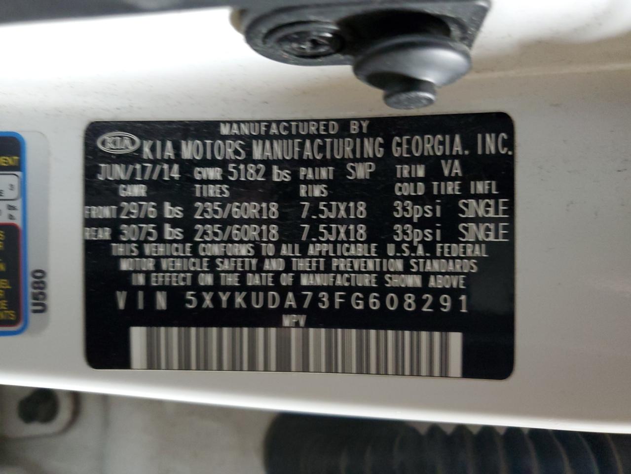 2015 Kia Sorento - Image 13