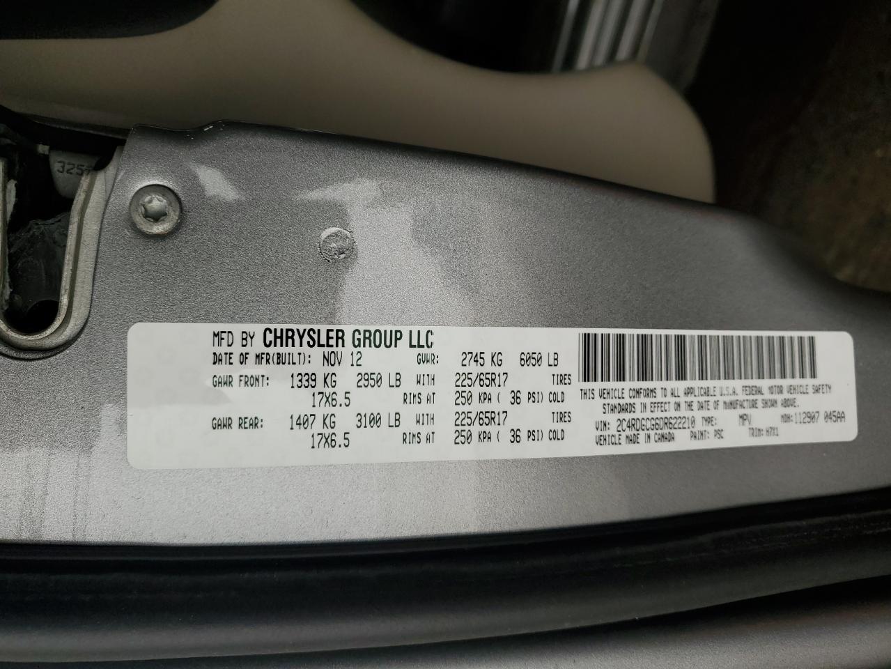 2013 Dodge Caravan - Image 13