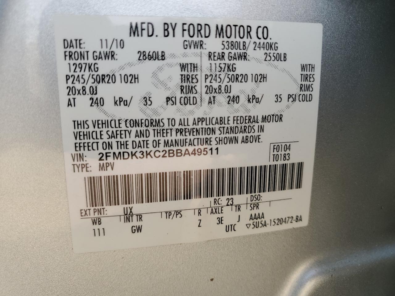 2011 Ford Edge - Image 15