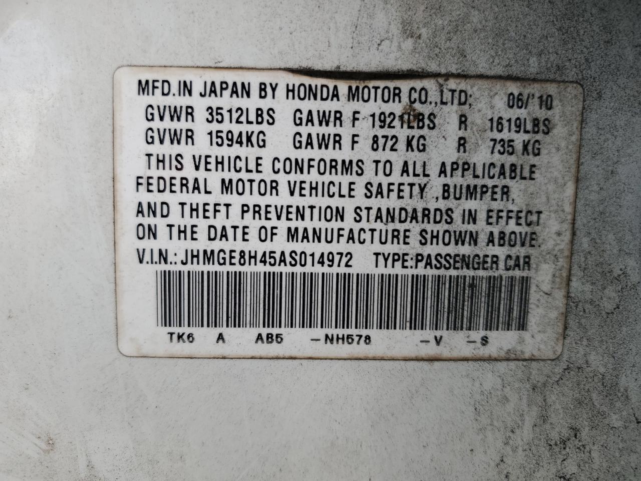 2010 Honda Fit - Image 12