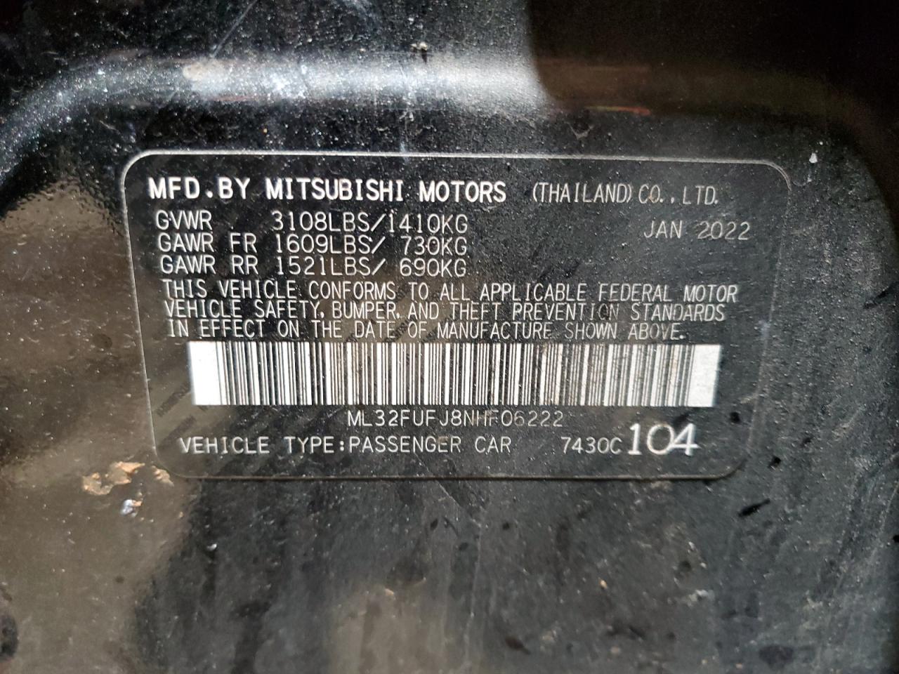 2022 Mitsubishi Mirage - Image 15