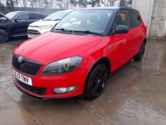 2013 SKODA FABIA MONT for sale at Copart WOLVERHAMPTON