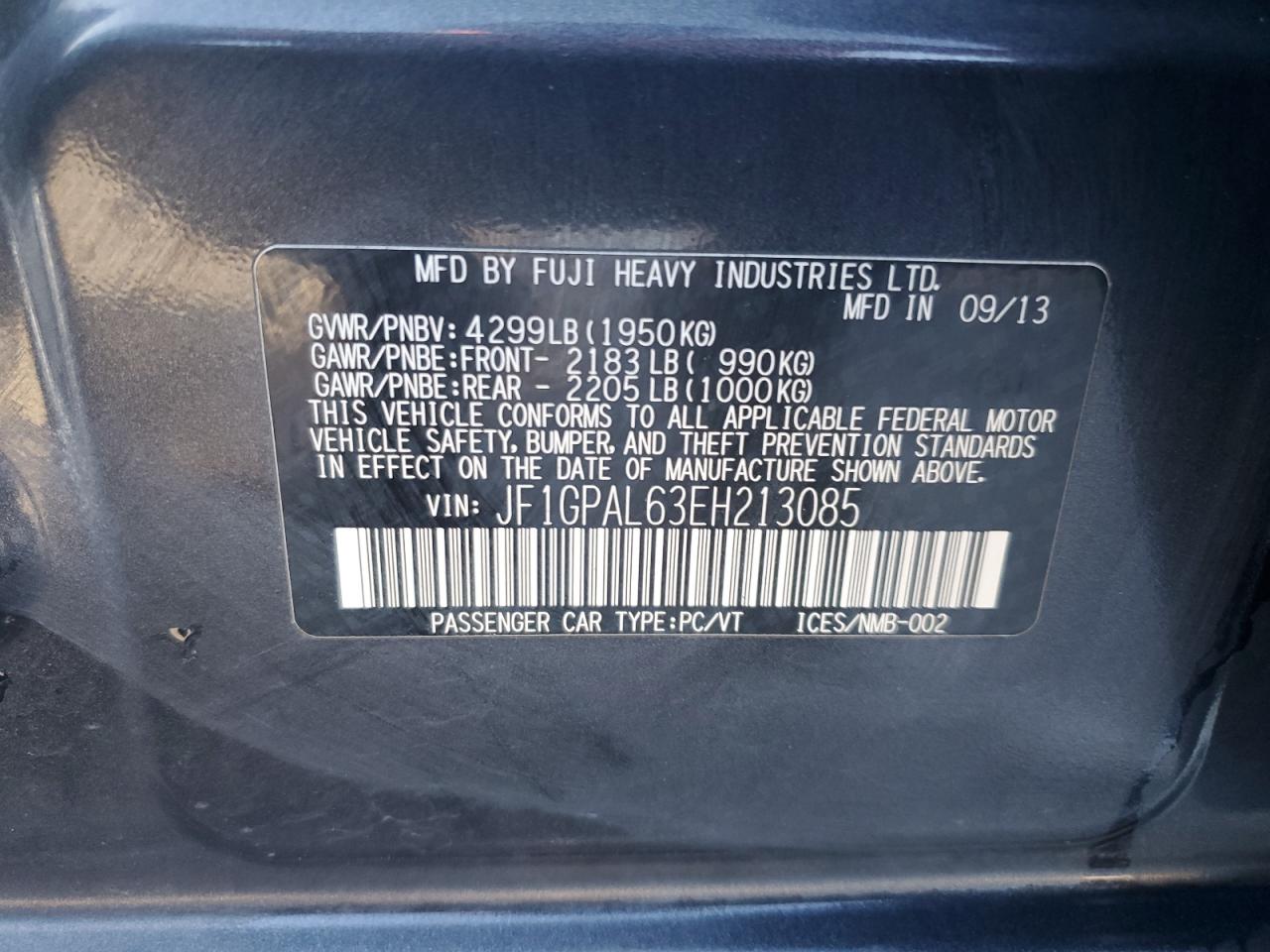 2014 Subaru Impreza - Image 13