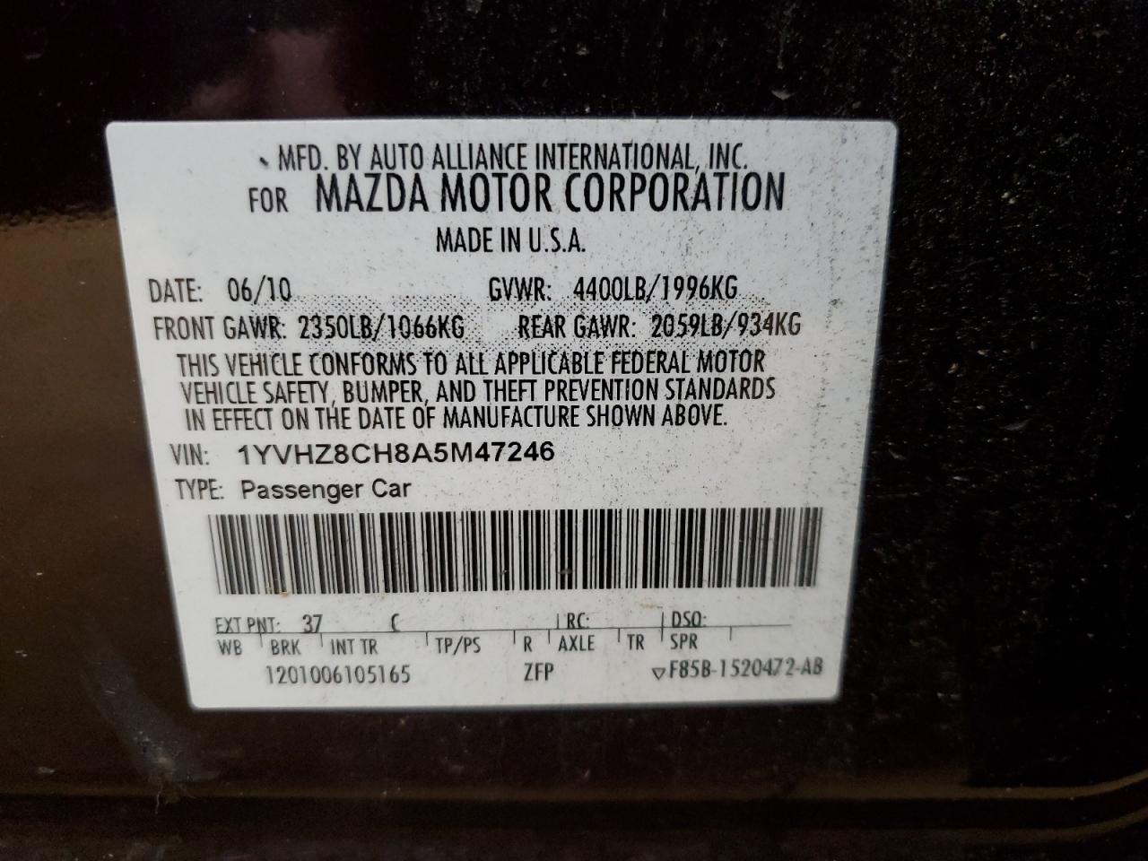 2010 Mazda 6 - Image 14