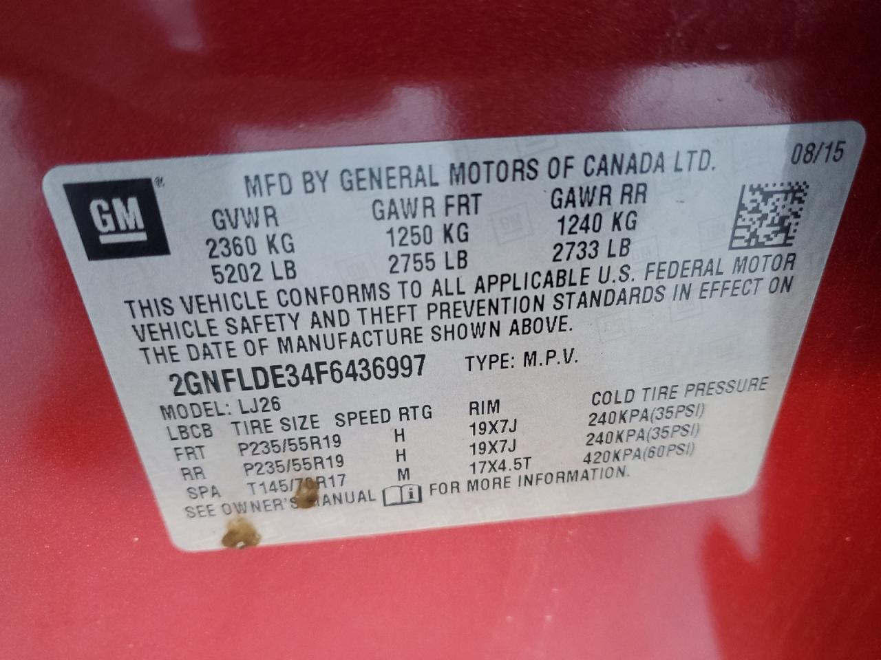 2015 Chevrolet Equinox - Image 13