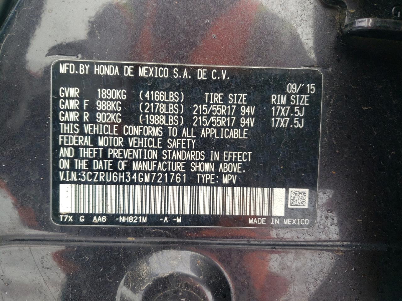 2016 Honda HR-V - Image 13