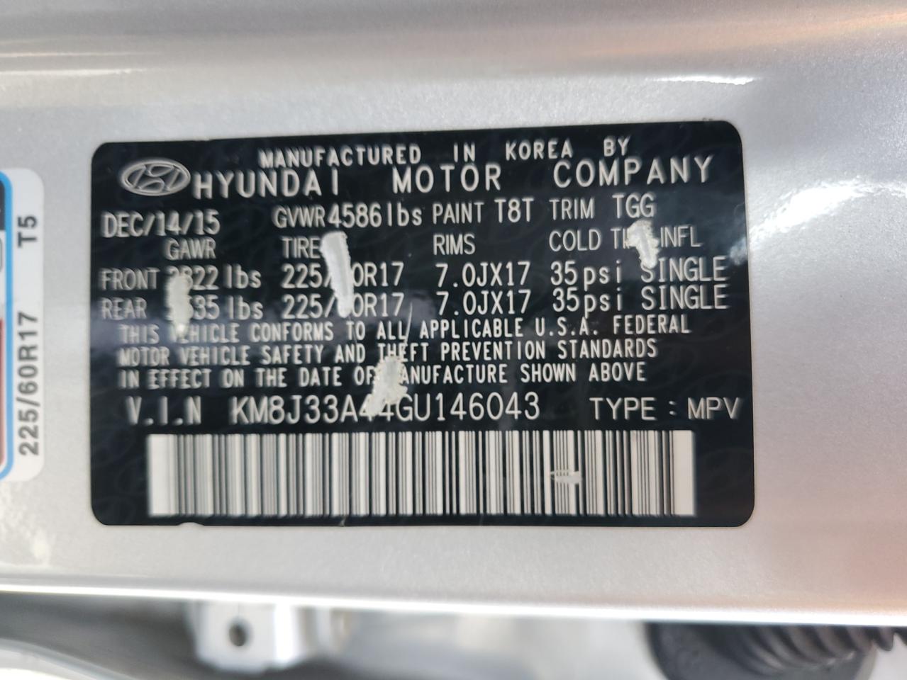 2016 Hyundai Tucson - Image 13