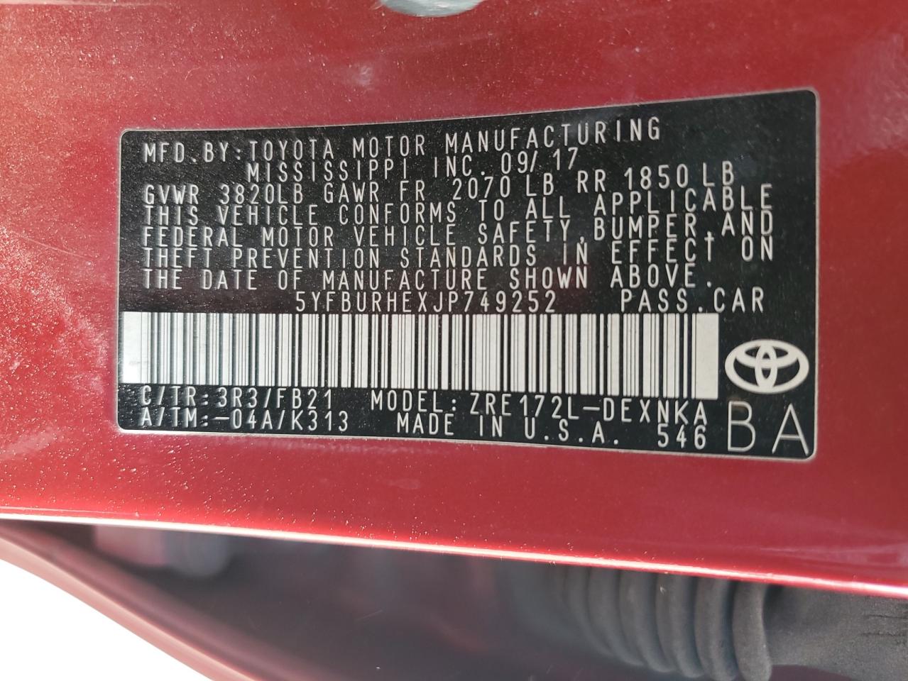 2018 Toyota Corolla - Image 12