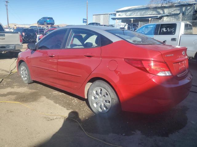  HYUNDAI ACCENT 2015 Czerwony