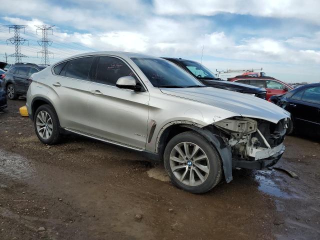  BMW X6 2015 Серебристый