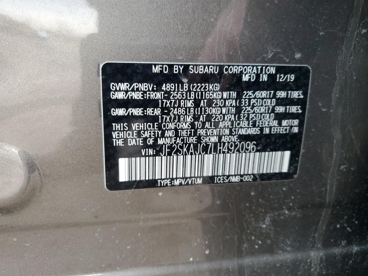 2020 Subaru Forester - Image 13