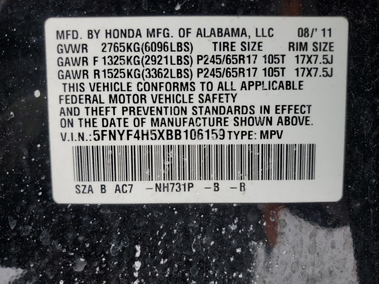 2011 Honda Pilot - Image 15