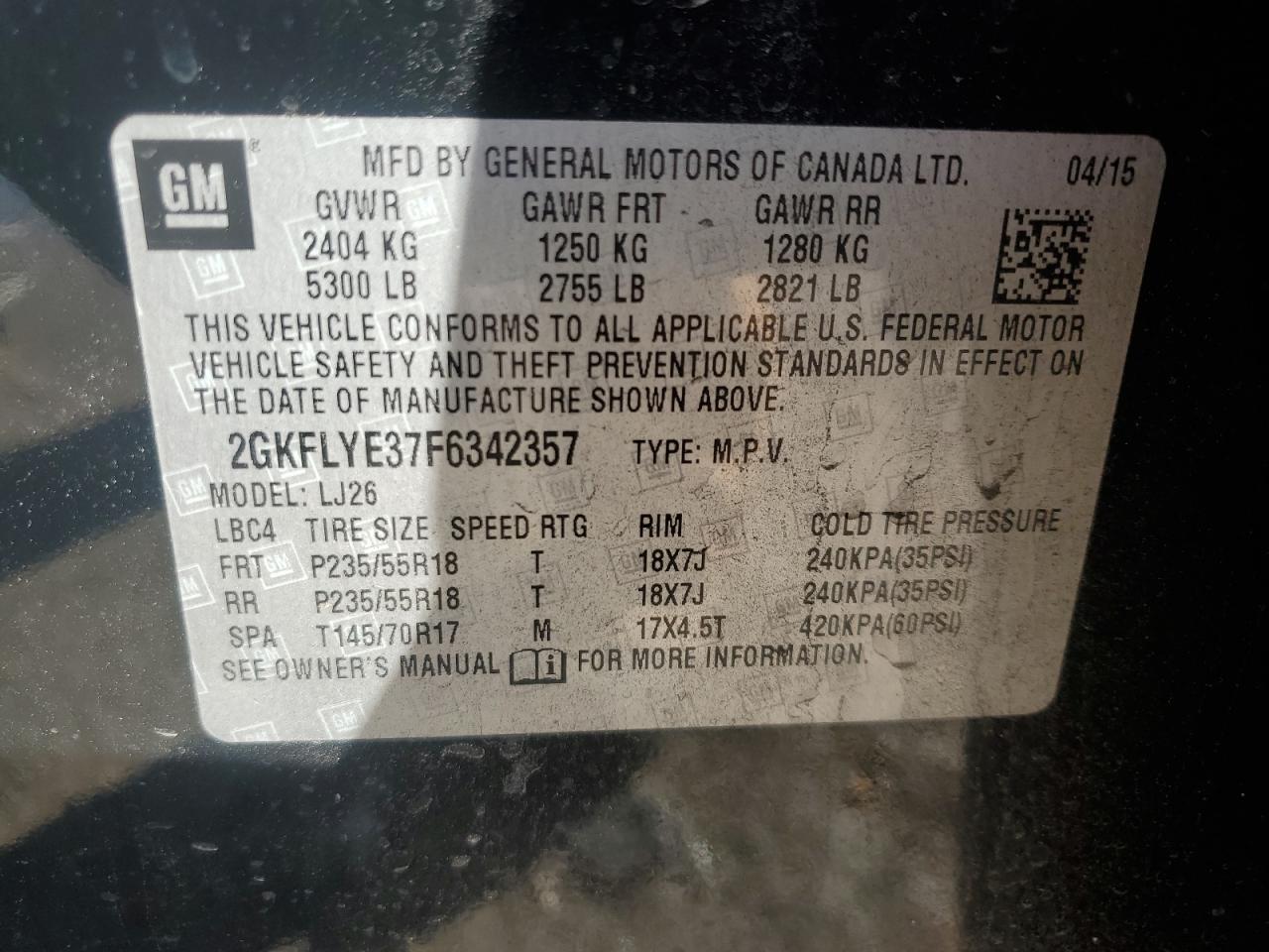 2015 GMC Terrain - Image 16