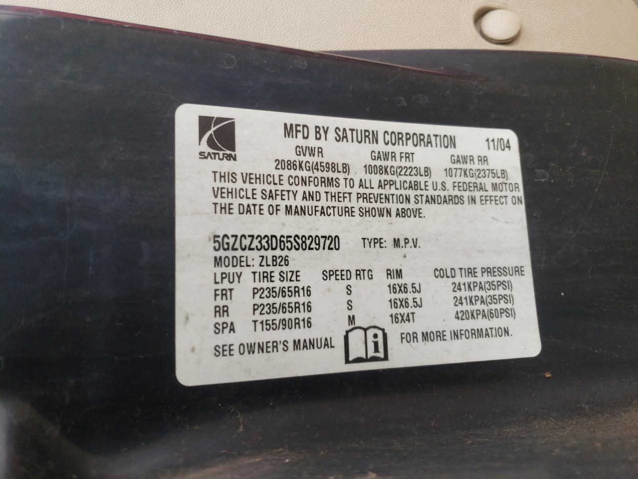 2005 Saturn VUE - Image 14