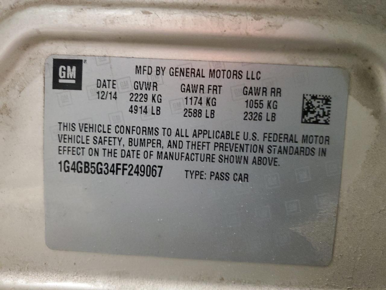2015 Buick LaCrosse - Image 12