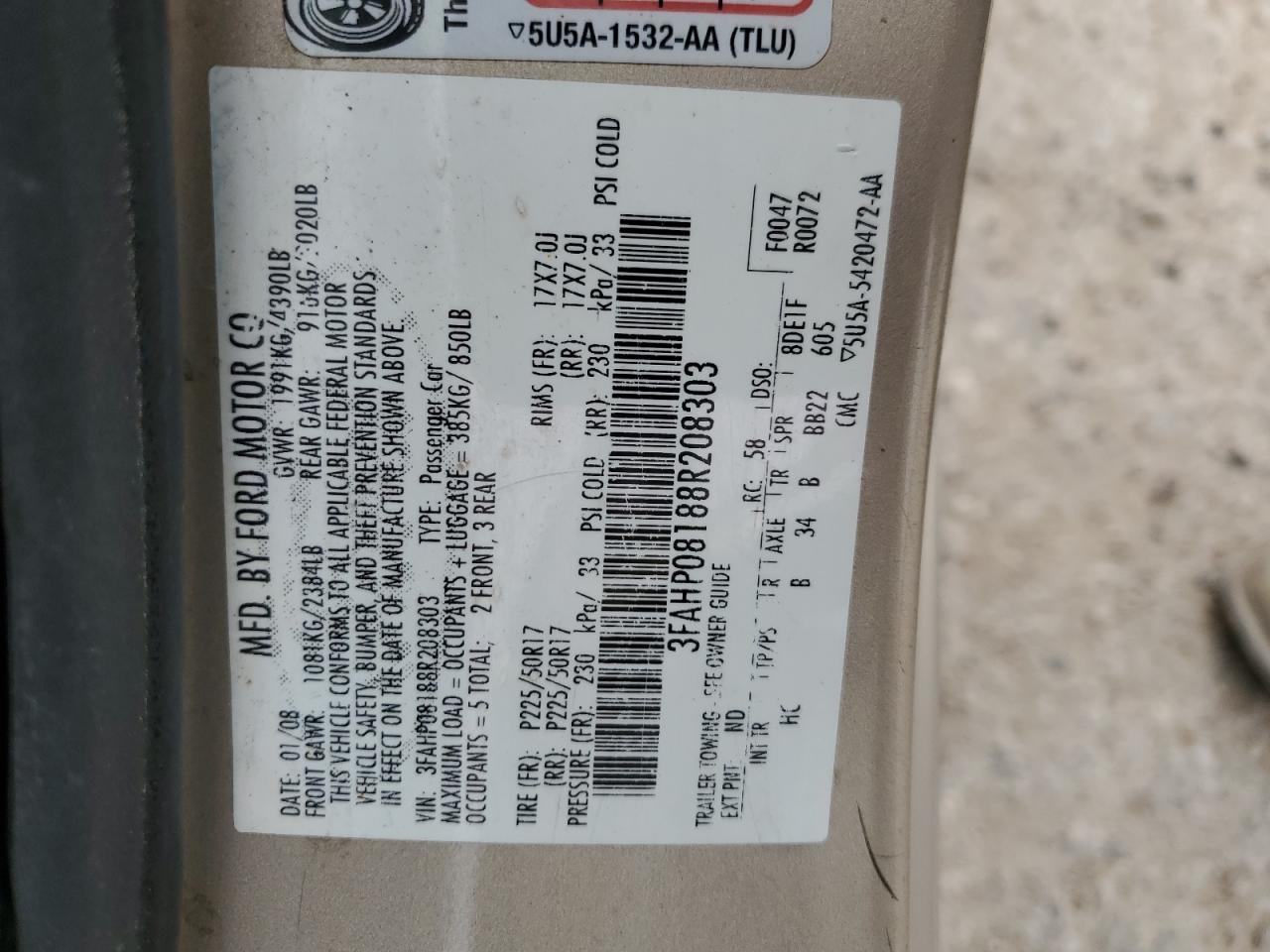 2008 Ford Fusion - Image 12