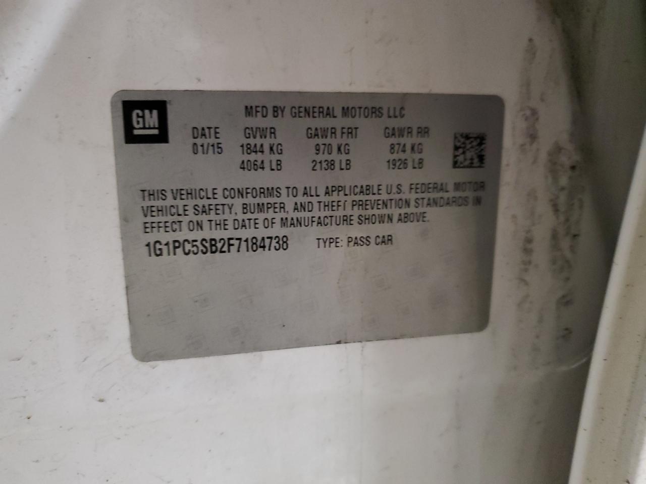 2015 Chevrolet Cruze - Image 12