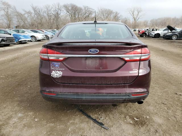 Sedans FORD FUSION 2017 Burgundy