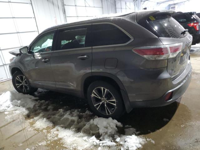 Parquets TOYOTA HIGHLANDER 2016 Gray